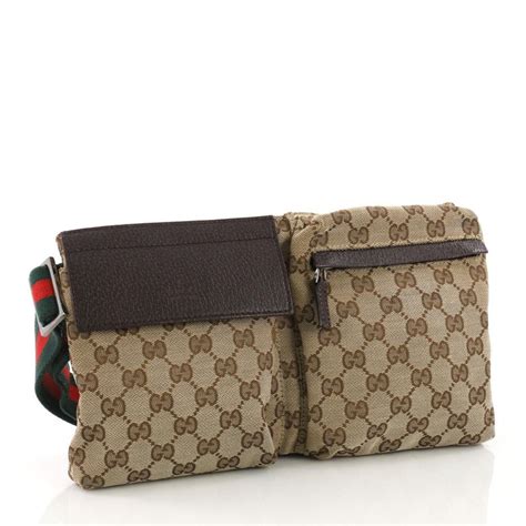 gucci canvas belt bag coco|gucci vintage canvas belt bag.